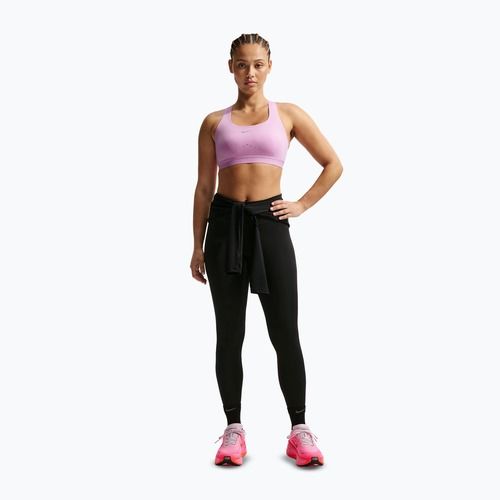 Biustonosz treningowy Nike Swift High-Support Lightly Lined light magenta