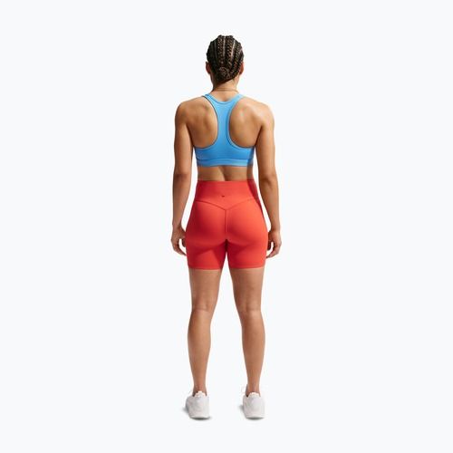 Biustonosz treningowy Nike Swoosh Medium Support university blue/white