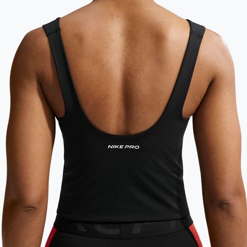Koszulka treningowa damska Nike Pro Sculpt Medium Support Padded Tank black/white