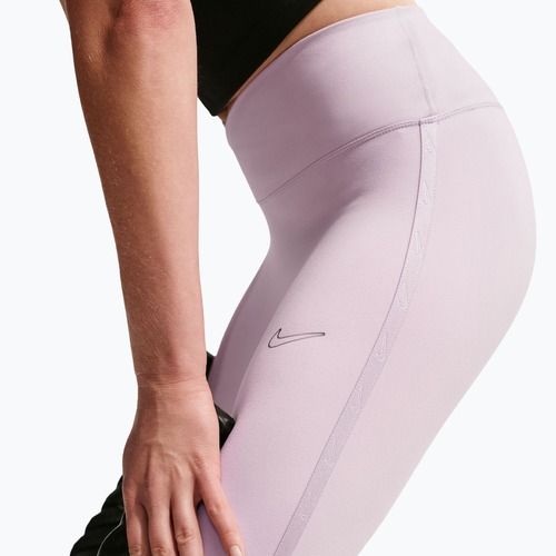 Legginsy damskie Nike One High-Waisted Seamless platinum violet