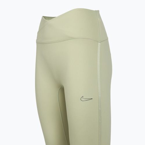 Legginsy damskie Nike One High-Waisted Seamless olive aura