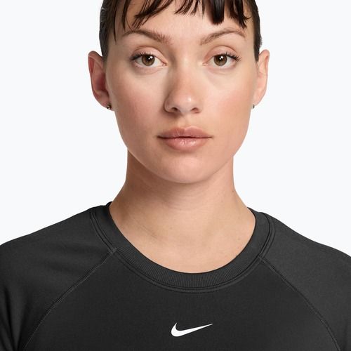Koszulka treningowa damska Nike Pro Seamless Dri-Fit black/white
