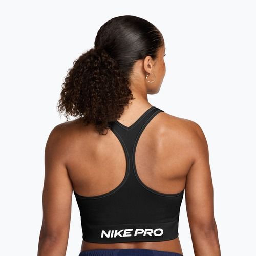 Koszulka treningowa damska Nike Pro Seamless Dri-Fit black/white