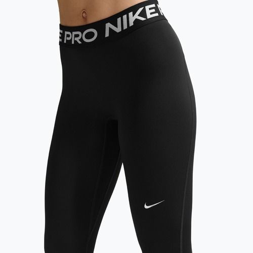 Legginsy damskie Nike Pro Mid-Rise Full black/white