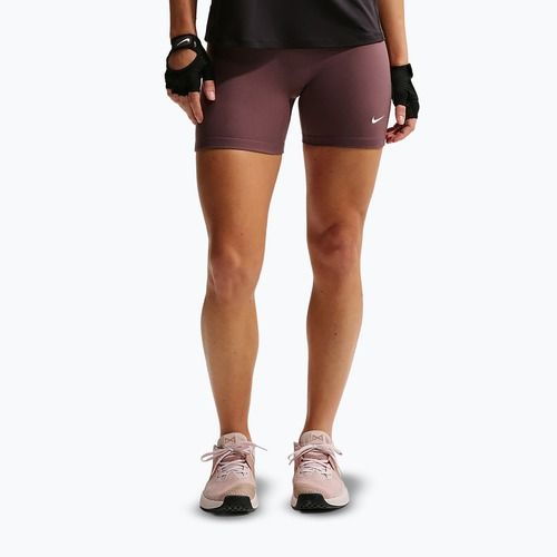 Spodenki damskie Nike One High-Waisted Biker 5" tattoo/white