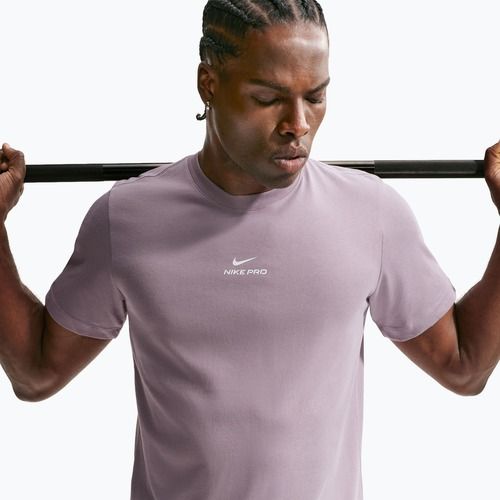 Koszulka treningowa męska Nike Pro Dri-Fit light violet ore/white