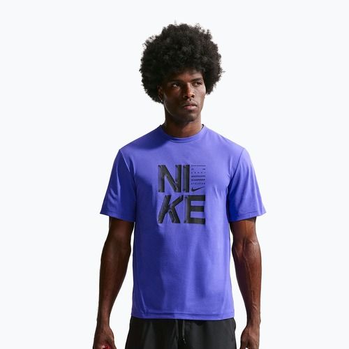 Koszulka treningowa męska Nike Hyverse Dri-Fit persian violet/black
