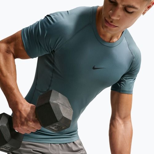 Koszulka treningowa męska Nike Pro Dri-Fit Tight Fitness mineral slate/black
