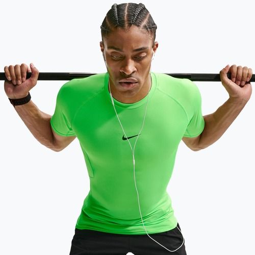 Koszulka treningowa męska Nike Pro Dri-Fit Tight Fitness green strike/black
