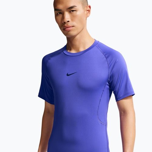 Koszulka treningowa męska Nike Pro Dri-Fit Tight Fitness persian violet/black
