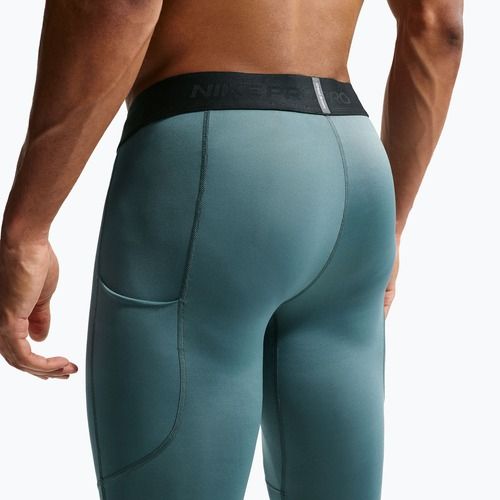 Legginsy treningowe męskie Nike Pro Dri-Fit 3/4 Tight Fitness mineral slate/black