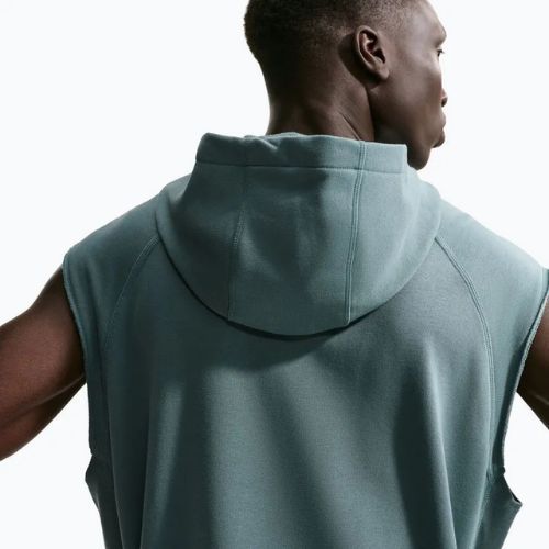 Bluza treningowa męska Nike Athletic Club Dri-Fit Sleeveless Hoodie mineral slate/mineral slate