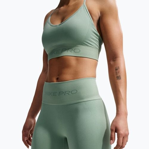 Spodenki damskie Nike Pro Seamless High-Waisted Biker 5" steam