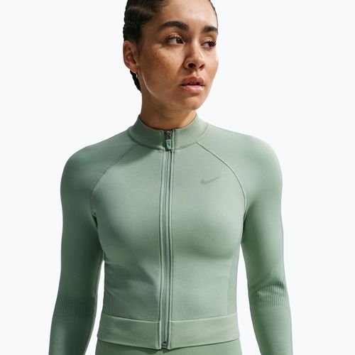 Bluza treningowa damska Nike Pro Seamless Full Zip Top steam