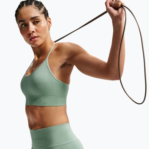 Biustonosz treningowy Nike Pro Seamless Light Support steam