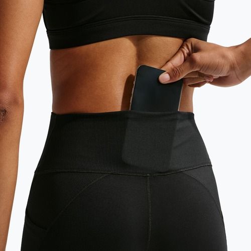 Spodenki damskie Nike One High Waisted Biker 5" black/black/white