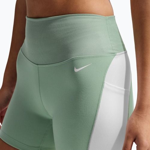 Spodenki damskie Nike One High Waisted Biker 5" steam/white/white