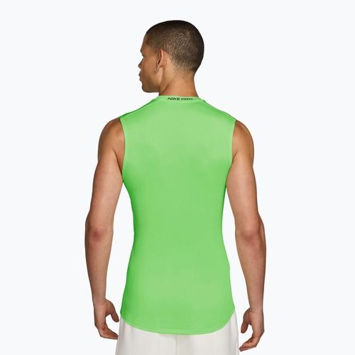 Koszulka treningowa męska Nike Pro Dri-Fit Tight Sleeveless Fitness green strike/black