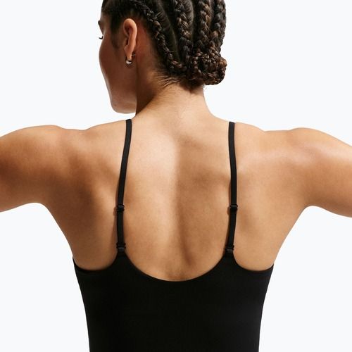 Koszulka treningowa damska Nike One Medium Support black/white