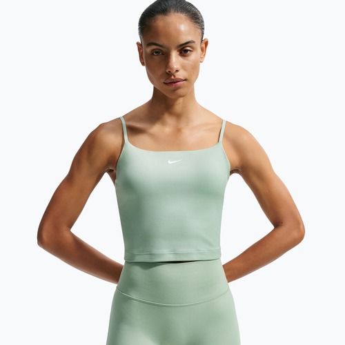 Koszulka treningowa damska Nike One Medium Support steam/white