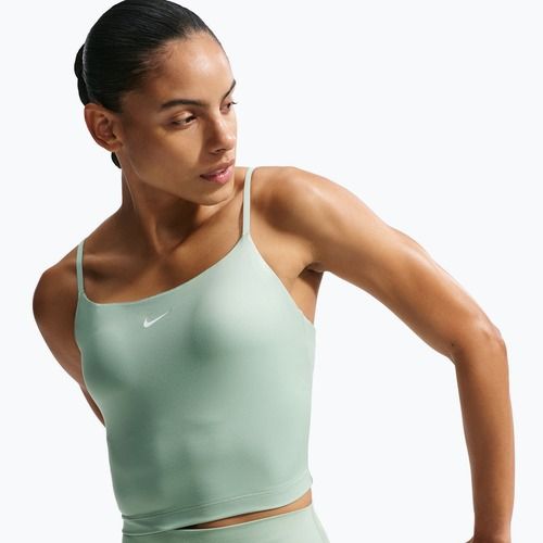 Koszulka treningowa damska Nike One Medium Support steam/white