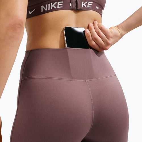 Legginsy damskie Nike One High Waisted Flared tattoo/white