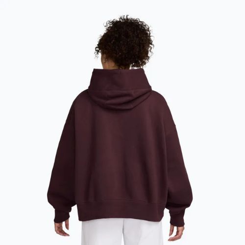 Bluza damska Nike Sportswear Phoenix Fleece Oversized burgundy crush/sail