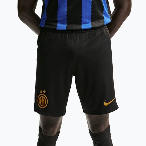 Spodenki piłkarskie męskie Nike Inter Milan Dri-Fit Stadium Home black/university gold