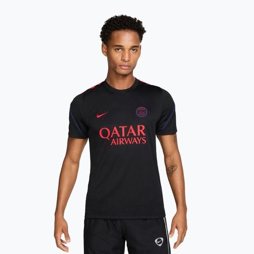 Koszulka piłkarska męska Nike Paris Saint-Germain Strike Soccer Dri-Fit black/hyper royal/global red/global red