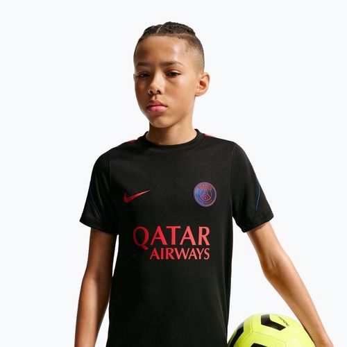 Koszulka piłkarska dziecięca Nike Paris Saint-Germain Strike Dri-Fit black/hyper royal/global red/global red