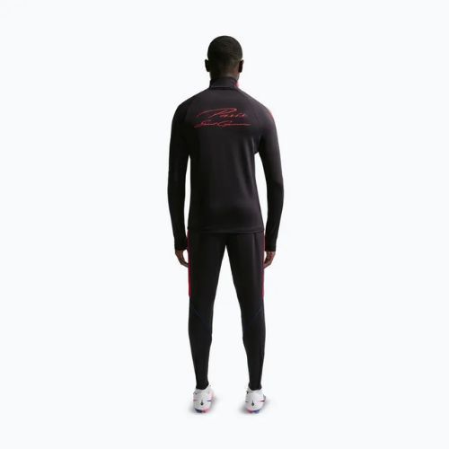 Bluza piłkarska męska Nike Paris Saint-Germain Strike Dri-Fit Soccer Knit Drill Top black/global red/global red