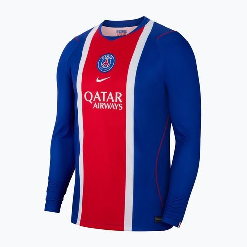 Longsleeve piłkarski męski Nike Paris Saint-Germain Dri-Fit Stadium Home old royal/white/university red/white