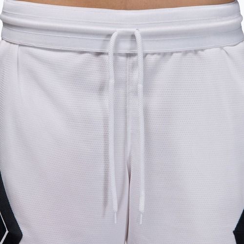 Spodenki koszykarskie damskie  Jordan Sport Diamond 4" white/black/black/white