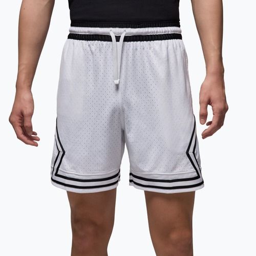 Spodenki koszykarskie męskie  Nike Jordan Mesh Diamond 4" white/black/black