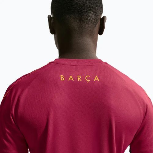 Koszulka piłkarska męska Nike FC Barcelona Strike Soccer Dri-Fit noble red/blackened blue/mineral yellow