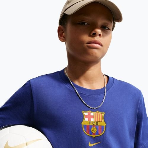 Koszulka dziecięca Nike FC Barcelona Soccer deep royal blue