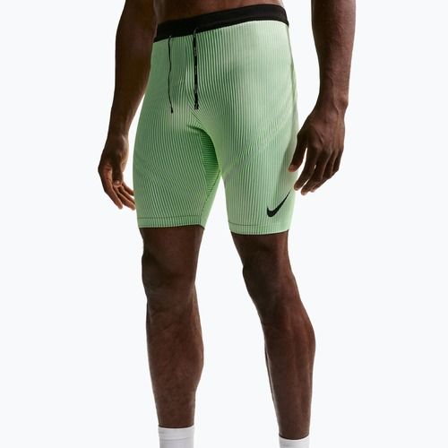 Legginsy treningowe męskie Nike AeroSwift Dri-Fit ADV 1/2 Tights lime blast/steam/light silver/black