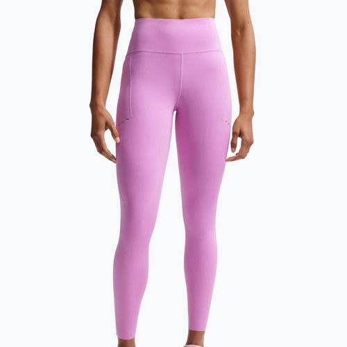 Legginsy do biegania damskie Nike Swift 7/8 light magenta