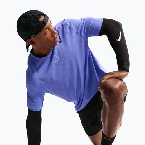 Koszulka do biegania męska Nike AeroSwift Dri-Fit ADV sapphire/black