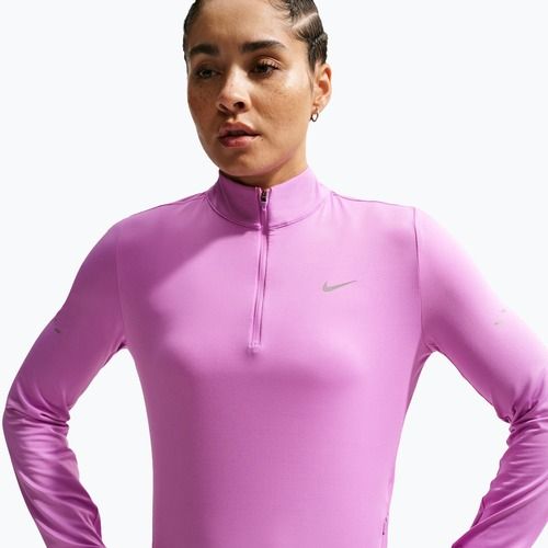 Bluza do biegania damska Nike Swift Dri-FIT UV 1/4-Zip light magenta