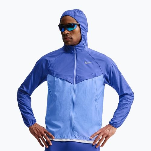 Kurtka do biegania męska Nike Stride Repel UV lapis/royal pulse