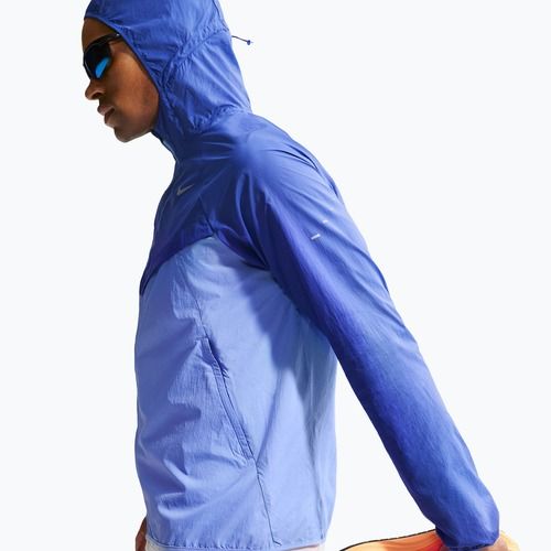 Kurtka do biegania męska Nike Stride Repel UV lapis/royal pulse