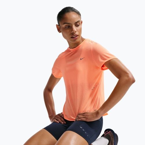 Koszulka do biegania damska Nike Swift Breathe Dri-Fit orange pulse/photon dust