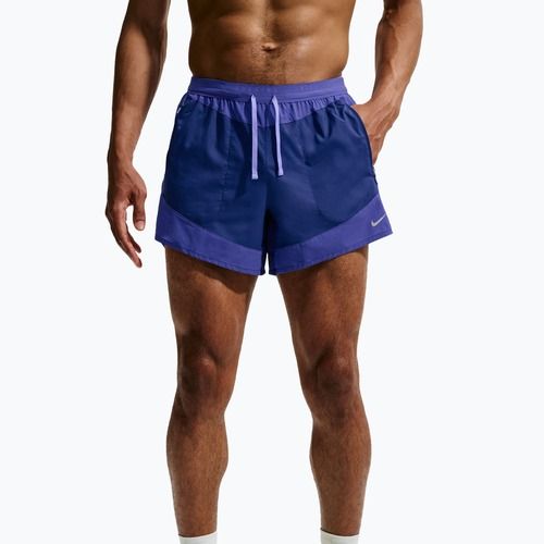 Spodenki do biegania męskie Nike Stride Dri-Fit Brief-Lined 5" deep royal blue/lapis