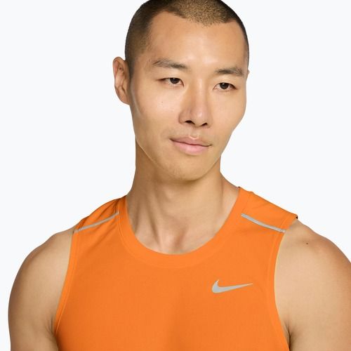 Koszulka do biegania męska Nike Miler Dri-Fit total orange