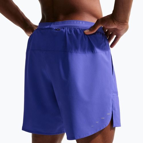 Spodenki do biegania męskie Nike Stride Dri-Fit Brief-Lined 7" lapis