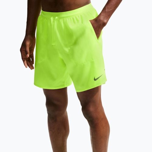 Spodenki do biegania męskie Nike Stride Dri-Fit Brief-Lined 7" volt ice