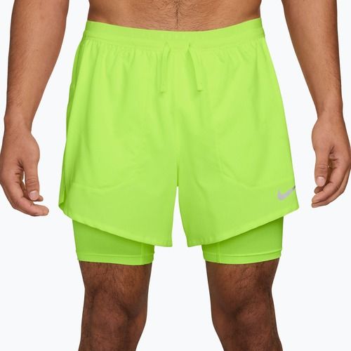 Spodenki do biegania męskie Nike Stride Dri-Fit Hybrid 5" volt ice