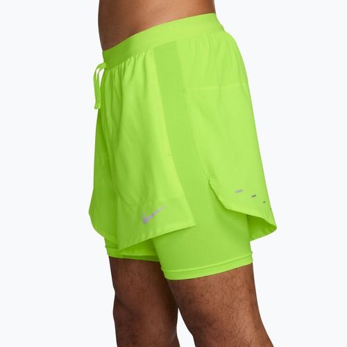 Spodenki do biegania męskie Nike Stride Dri-Fit Hybrid 5" volt ice
