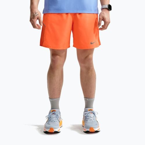 Spodenki do biegania męskie Nike Miler Dri-Fit 2in1 7" total orange